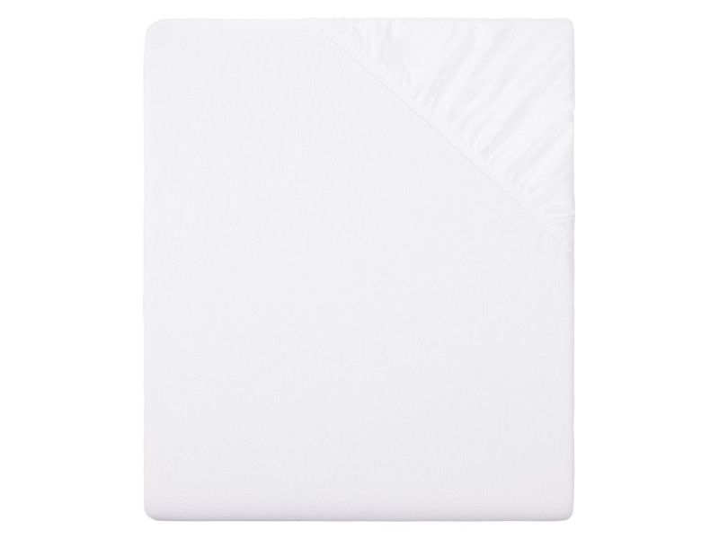Cearceaf de pat cu elastic, 90x200 cm alb Meradiso