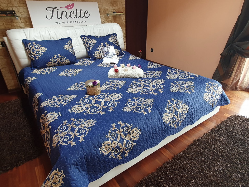 Cuvertura de pat din bumbac pentru pat dublu, 2 persoane
