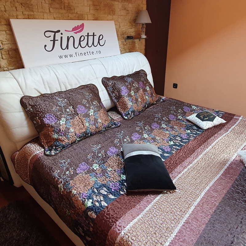 Cuvertura de pat din bumbac pentru pat dublu 2 persoane