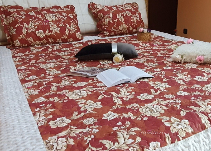Cuvertura de pat din bumbac pentru pat dublu, 2 persoane