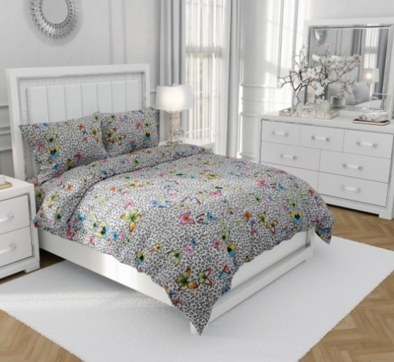 Lenjerie de pat pentru 1 persoana, din bumbac 100%, Armonia Textil - Diana