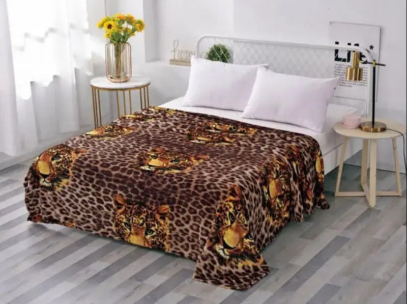 Patura cocolino pufoasa 200x230 cm, East Comfort - Panther