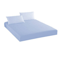 Set cearceaf de pat cu elastic din bumbac, 160x200 cm cu 2 fete de perna 50x70 cm, Ralex Pucioasa