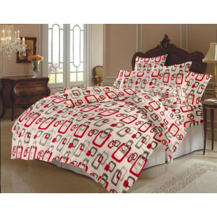 Lenjerie de pat pentru 1 persoana, din bumbac 100%, Armonia Textil - Celina