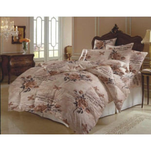 Lenjerie de pat pentru 1 persoana, din bumbac 100%, Armonia Textil - Fania